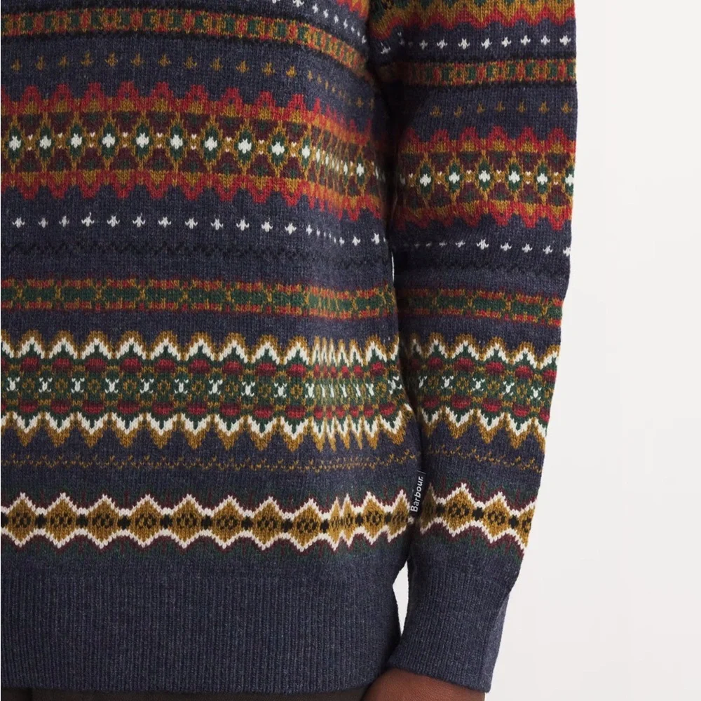 Barbour Fair Isle Wool Sweater - Picture 3 of 10